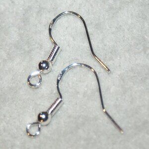 .925 sterling silver earwires